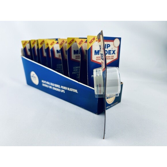Lot Of 12 Vintage Blistex Lip Medex Rx Balm Tin - Medicated- 1986 - NOS - Picture 6 of 16